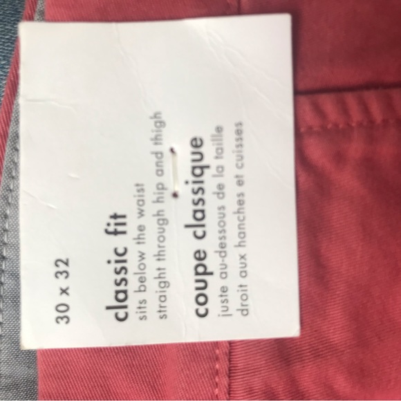 Mens Calvin Klein Brick red chinos - Picture 2 of 3